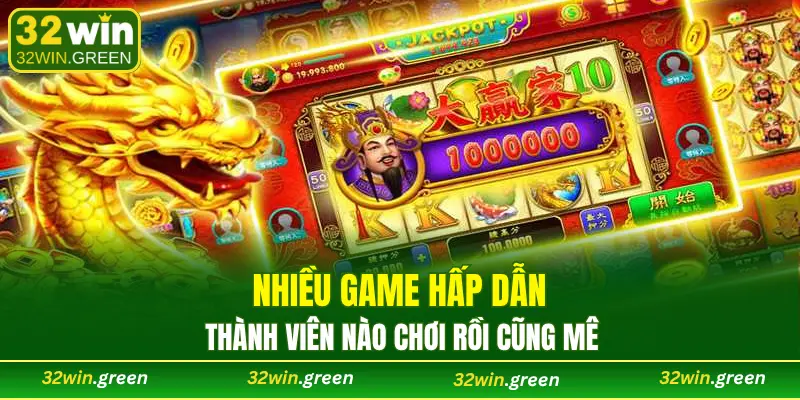 Nhiều game hấp dẫn, thành viên nào chơi rồi cũng mê