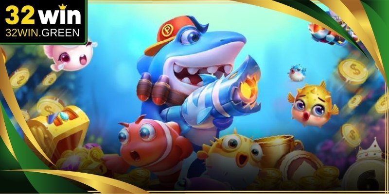 Giao diện bắn cá đại dương đầy màu sắc trong Bắn Cá H5